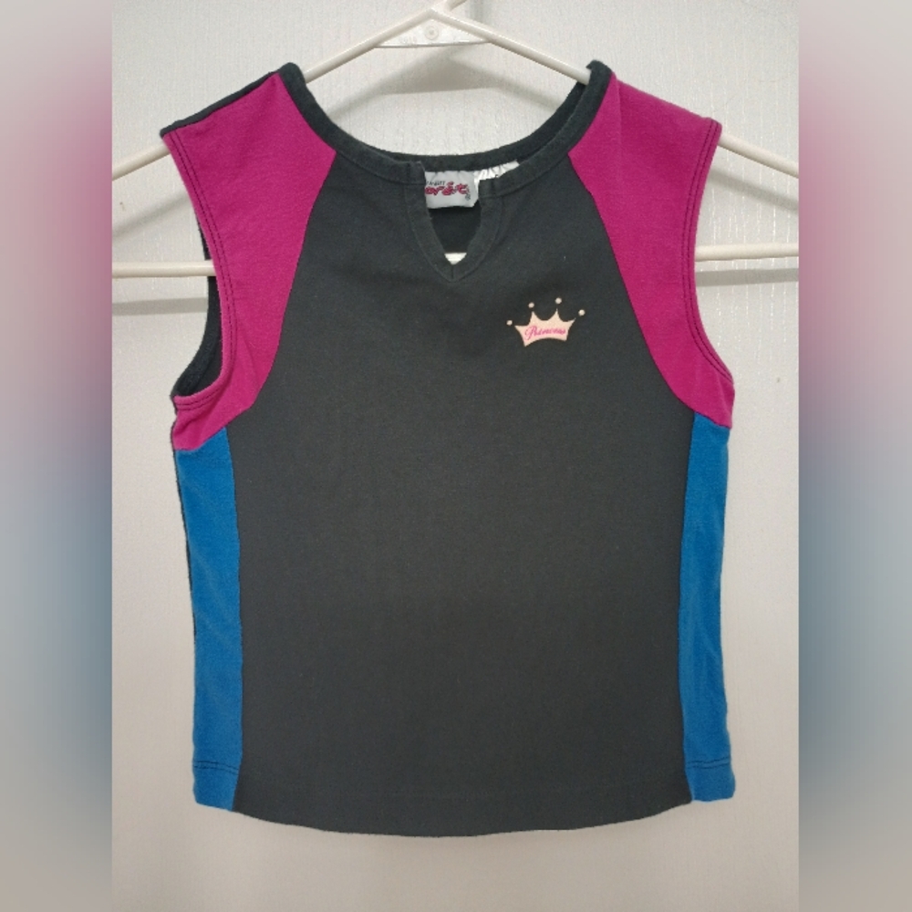 Vintage 90s Jacques Moret Workout Gymnastics Dance Ballet Shirt Girls Small 6/7